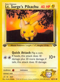 Lt. Surge's Pikachu (084/132) (1st Edition) [Gym Challenge]
