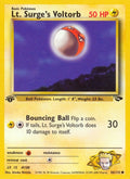 Lt. Surge's Voltorb (086/132) (1st Edition) [Gym Challenge]