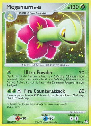 Meganium 013/123  - Holofoil