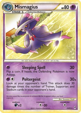 Mismagius 028  - Reverse Holofoil