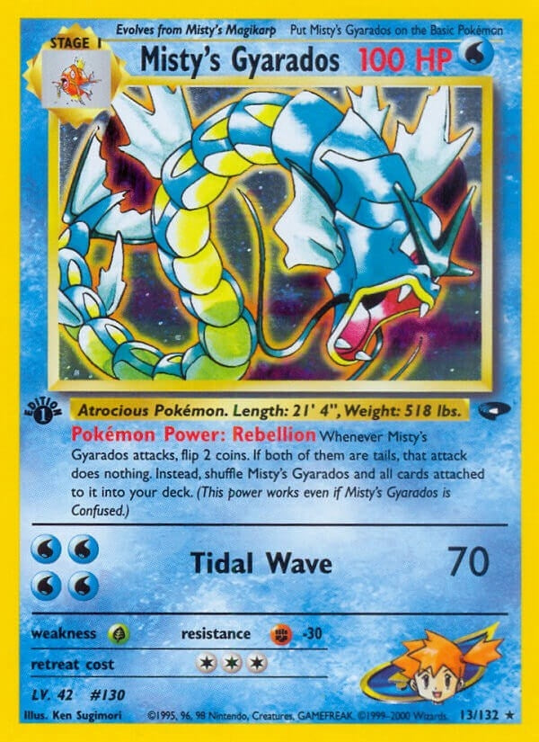 Misty's Gyarados (013/132) (Unlimited Holofoil) [Gym Challenge]