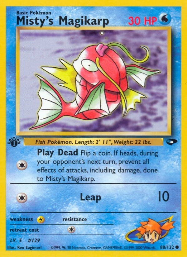 Misty's Magikarp (088/132) (1st Edition) [Gym Challenge]