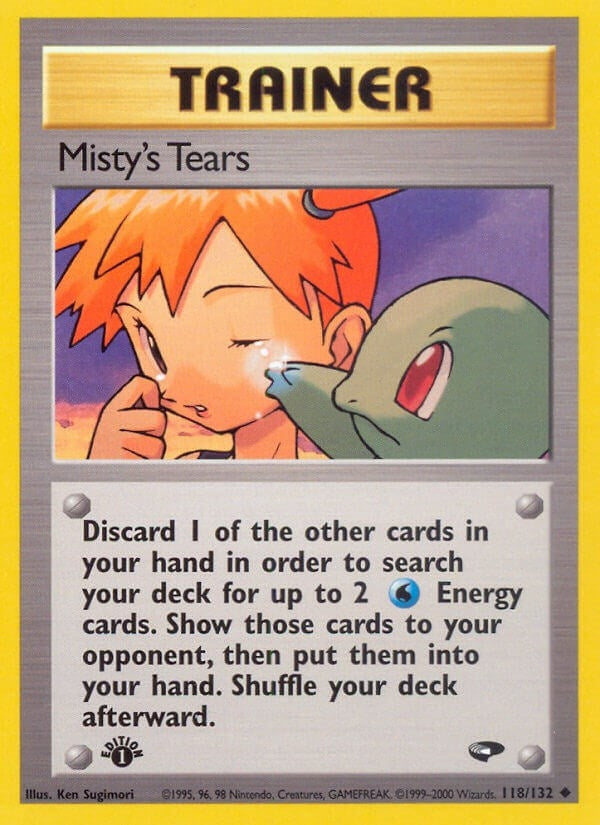 Misty's Tears (118/132) (1st Edition) [Gym Challenge]