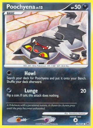 Poochyena 086/127  - Reverse Holofoil