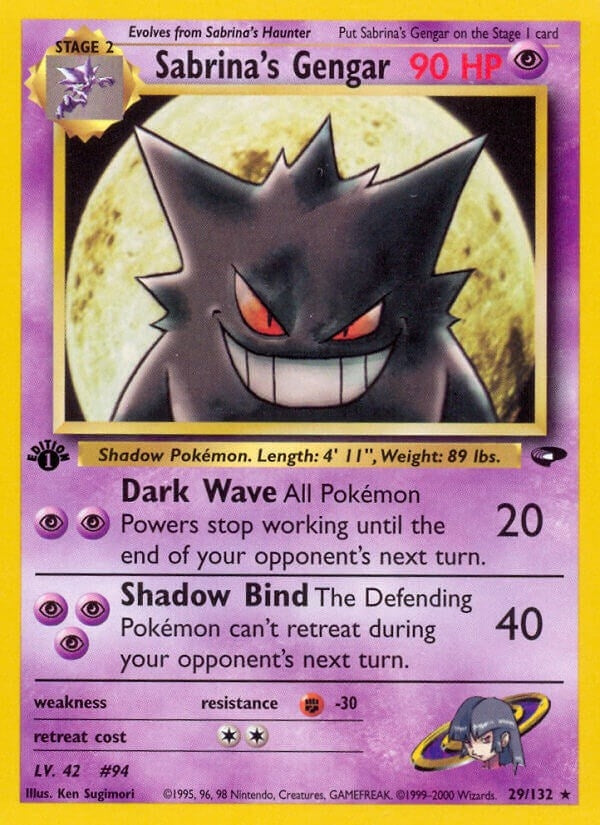 Sabrina's Gengar (029/132) (Unlimited) [Gym Challenge]