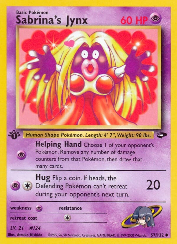 Sabrina's Jynx (057/132) (1st Edition) [Gym Challenge]