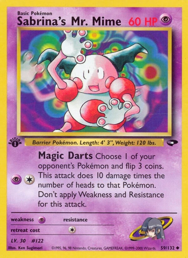 Sabrina's Mr. Mime (059/132) (1st Edition) [Gym Challenge]