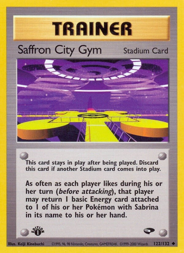 Saffron City Gym (122/132) (Unlimited) [Gym Challenge]