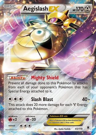 Aegislash EX 065/119  - Holofoil